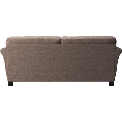 Leighton Soft Suede Chocolate 3 Seater Sofa