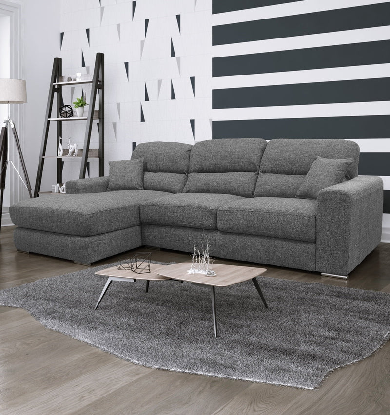 Vegas Grey Large Corner Sofa