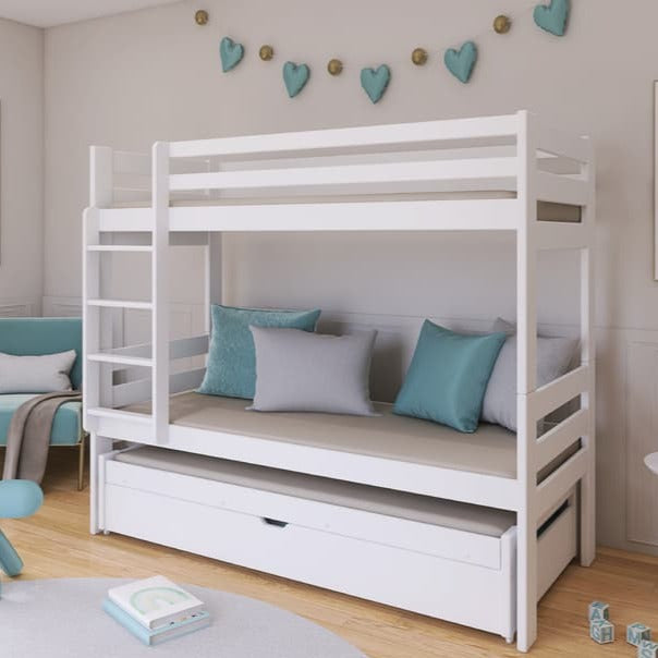 Lessi Bunk Bed with Trundle and Storage