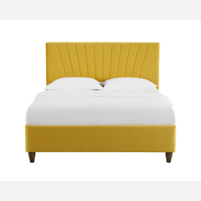 Lexie Mustard Kingsize Bed