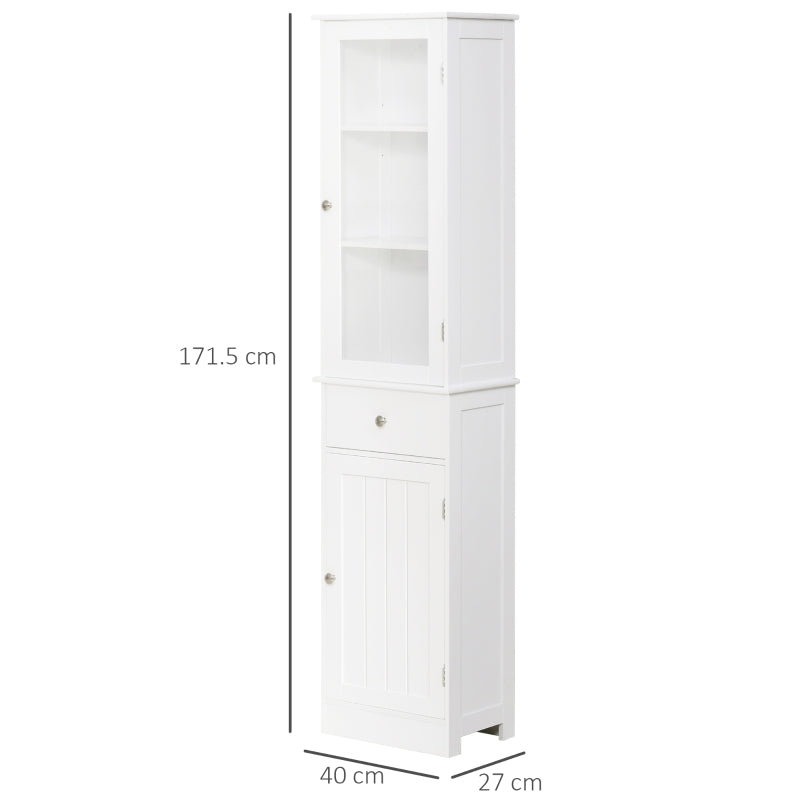 Bathroom Storage Cabinet , White