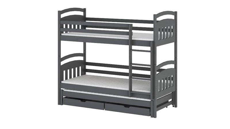 Alan Bunk Bed with Trundle and Storage