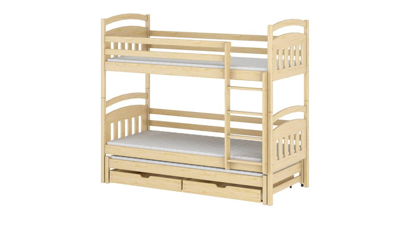 Alan Bunk Bed with Trundle and Storage