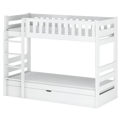 Wooden Bunk Bed Focus With Storage