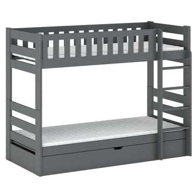 Wooden Bunk Bed Focus With Storage