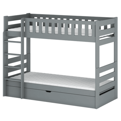 Wooden Bunk Bed Focus With Storage