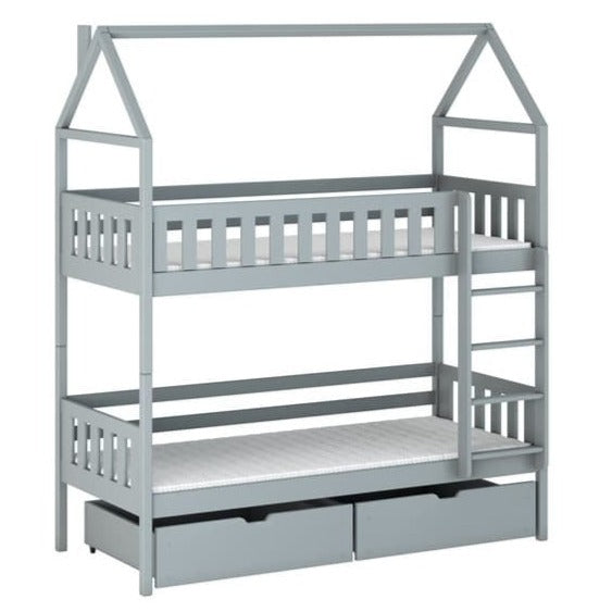 Wooden Bunk Bed Gaja With Storage