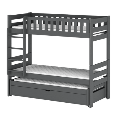 Harvey Bunk Bed with Trundle and Storage