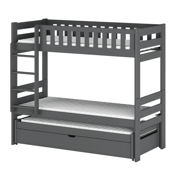 Harvey Bunk Bed with Trundle and Storage