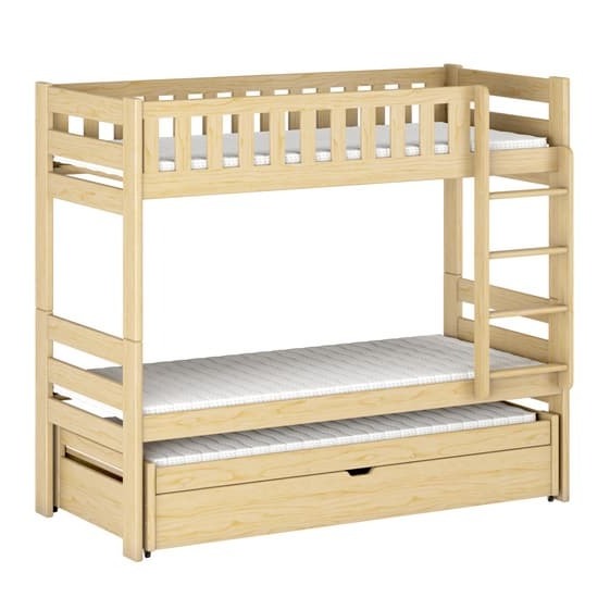 Harvey Bunk Bed with Trundle and Storage