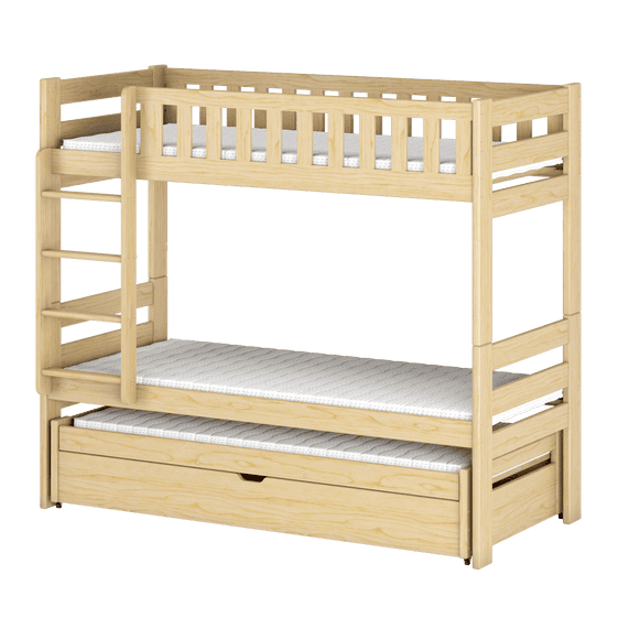 Harvey Bunk Bed with Trundle and Storage