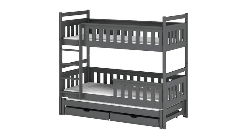 Kors Bunk Bed with Trundle and Storage