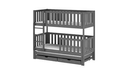 Lea Bunk Bed with Trundle and Storage