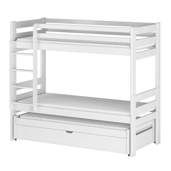 Lessi Bunk Bed with Trundle and Storage