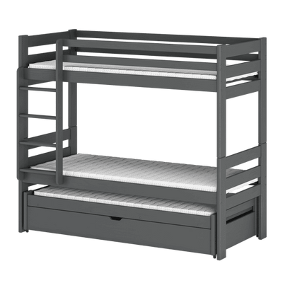 Lessi Bunk Bed with Trundle and Storage