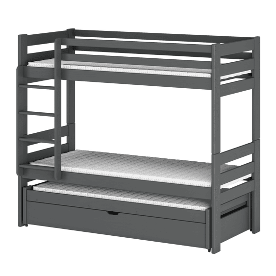 Lessi Bunk Bed with Trundle and Storage