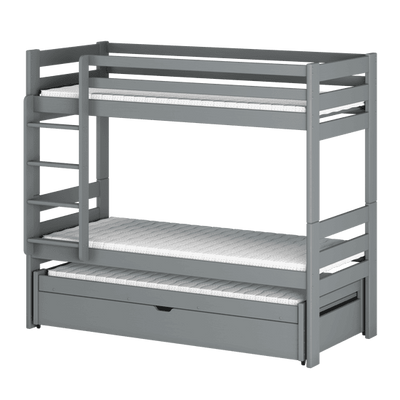 Lessi Bunk Bed with Trundle and Storage