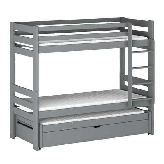 Lessi Bunk Bed with Trundle and Storage