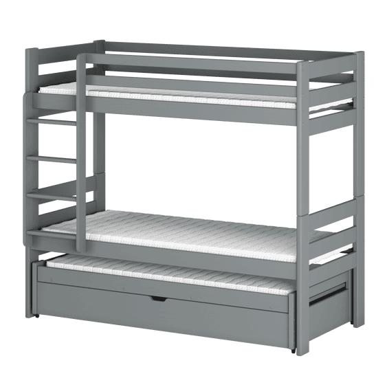 Lessi Bunk Bed with Trundle and Storage