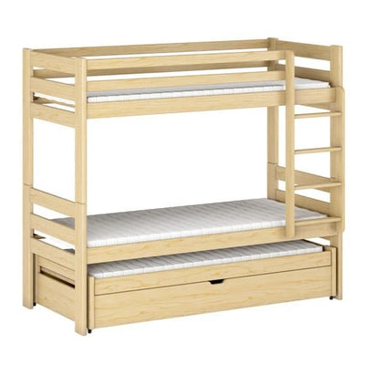 Lessi Bunk Bed with Trundle and Storage