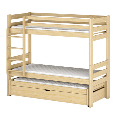 Lessi Bunk Bed with Trundle and Storage