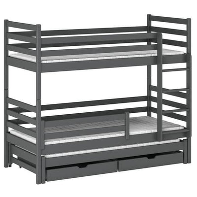 Luke Bunk Bed with Trundle and Storage