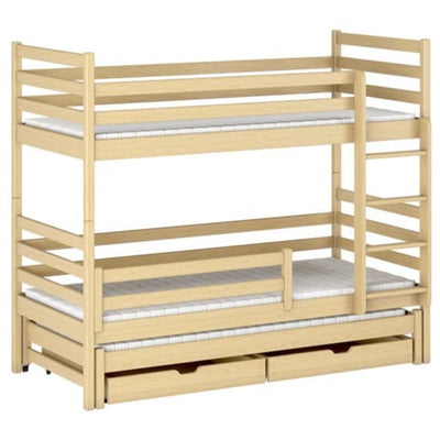 Luke Bunk Bed with Trundle and Storage