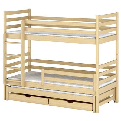 Luke Bunk Bed with Trundle and Storage