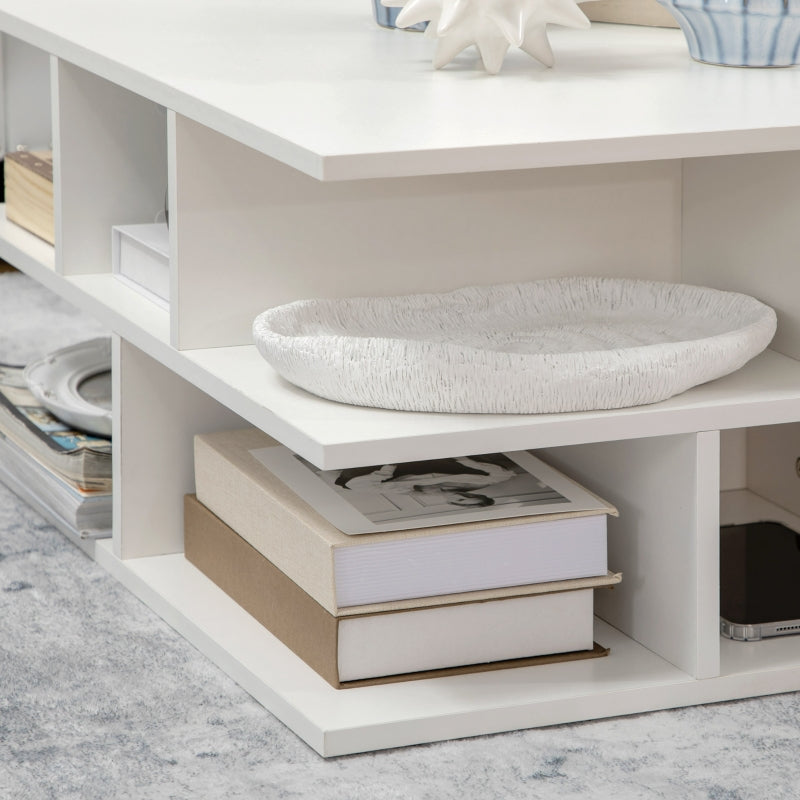 Square Coffee Tables For Living Room, White