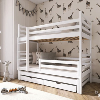 Luke Bunk Bed with Trundle and Storage