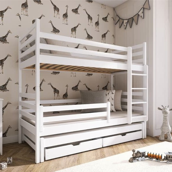 Luke Bunk Bed with Trundle and Storage