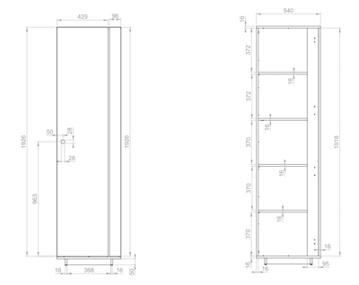 Modico MC-02 Tall Cabinet