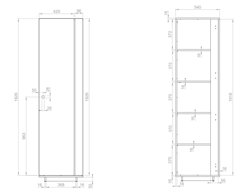 Modico MC-02 Tall Cabinet