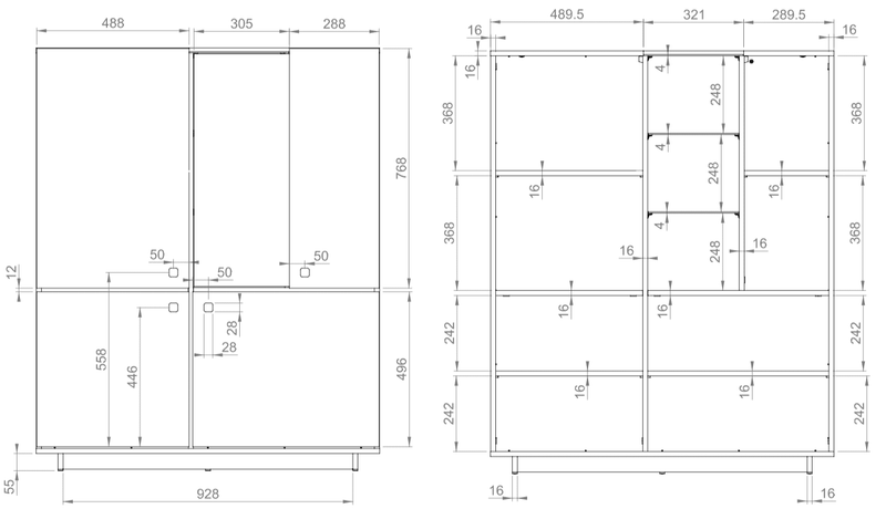 Modico MC-04 Display Cabinet