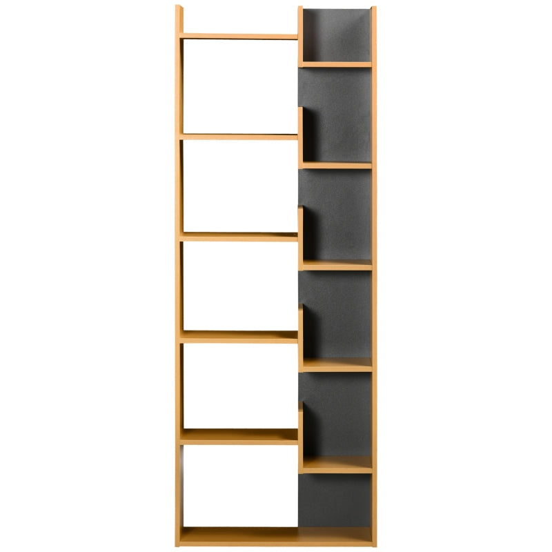 6-Tier Bookshelf, Modern Bookcase , Natural