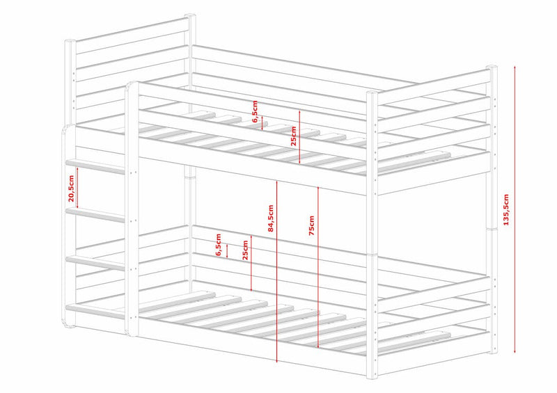 Wooden Bunk Bed Mini