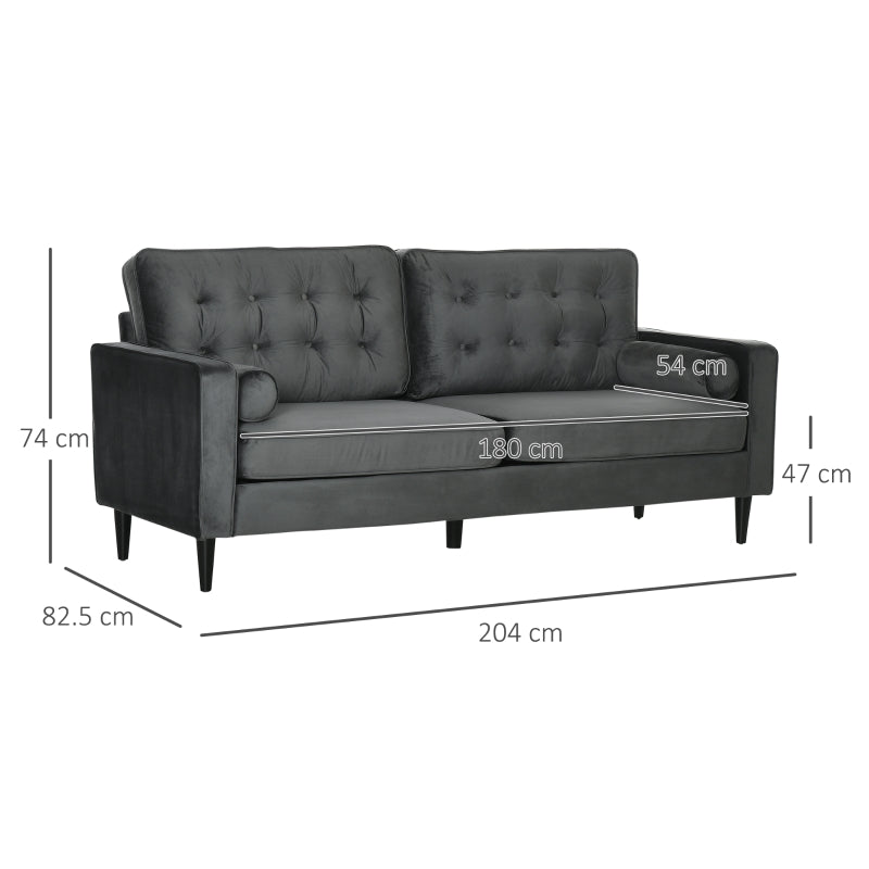 3-Seater Sofa, Grey