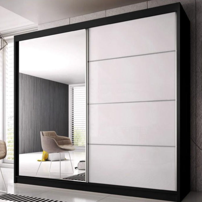 Serreti Sliding Mirror Door Wardrobe 233cm