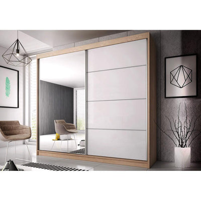 Serreti Sliding Mirror Door Wardrobe 183cm