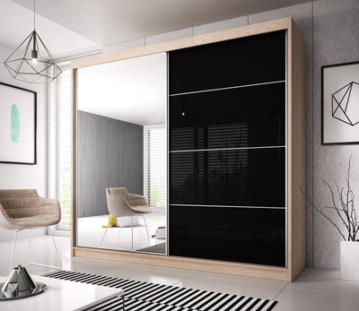 Serreti Sliding Mirror Door Wardrobe 203cm