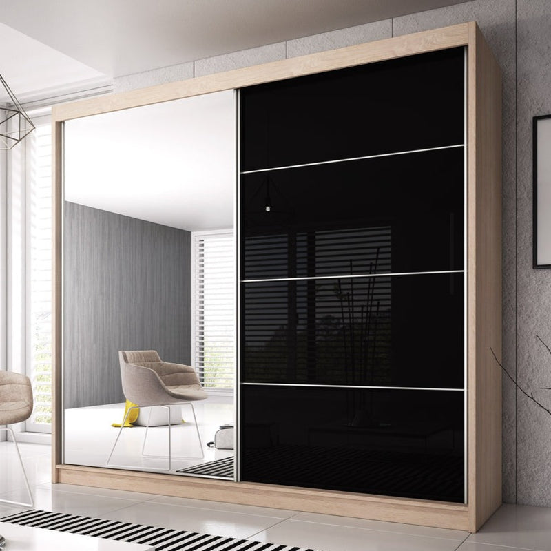 Serreti Sliding Mirror Door Wardrobe 233cm