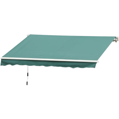 3x2.5 M Manual Retractable Awning - Dark Green