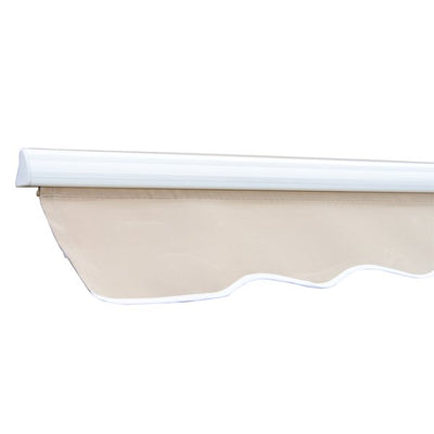 Manual Retractable Awning, 3x2.5 M - Ivory White