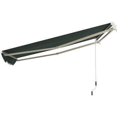 3x2.5 M Manual Retractable Awning - Dark Green