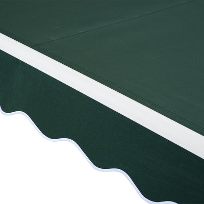 3x2.5 M Manual Retractable Awning - Dark Green