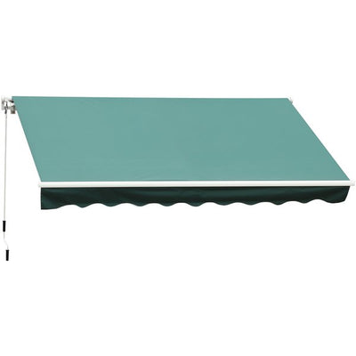 3x2.5 M Manual Retractable Awning - Dark Green