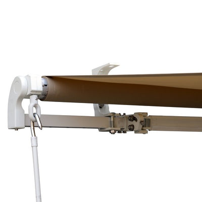 Manual Retractable Awning, 3x2.5 M - Ivory White