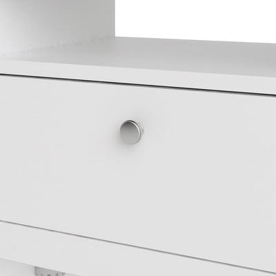 Milan 3 Drawer White Modern TV Unit