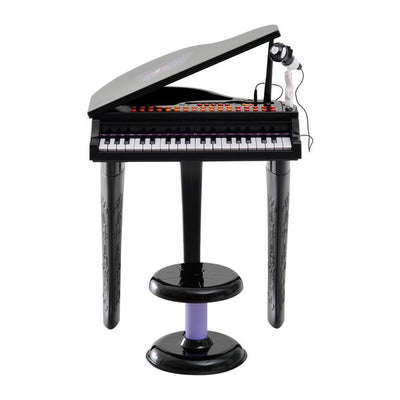 Mini Electronic Piano W/Stool - Black