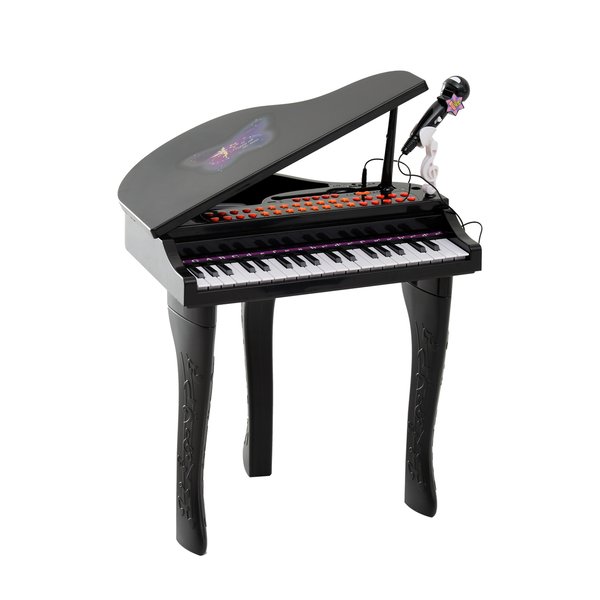 Mini Electronic Piano W/Stool - Black